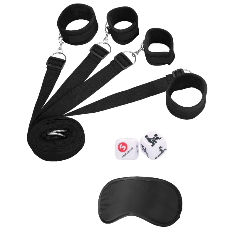 Ouch! Kit 4 Attaches de lit Bondage
